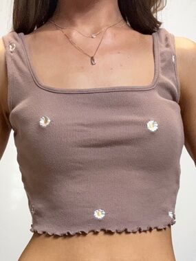 OG Babe Floral Cropped Tank